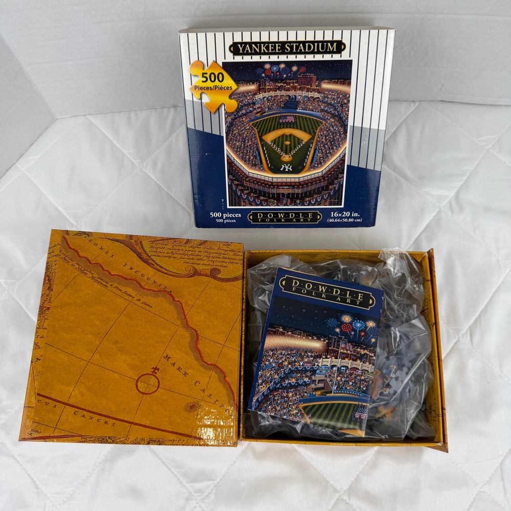 Dowdle Yankee Stadium 500 Piece Puzzle Eric Dowdle Sealed Pieces New in Box‎